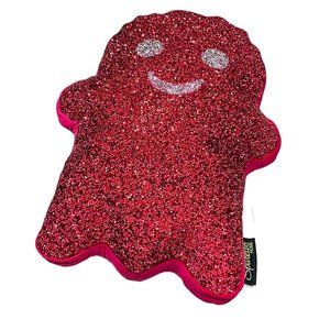 Sparkles Home Halloween Pink Ghost 18in Rhinestone Glitter Pillow Seen on TikTok